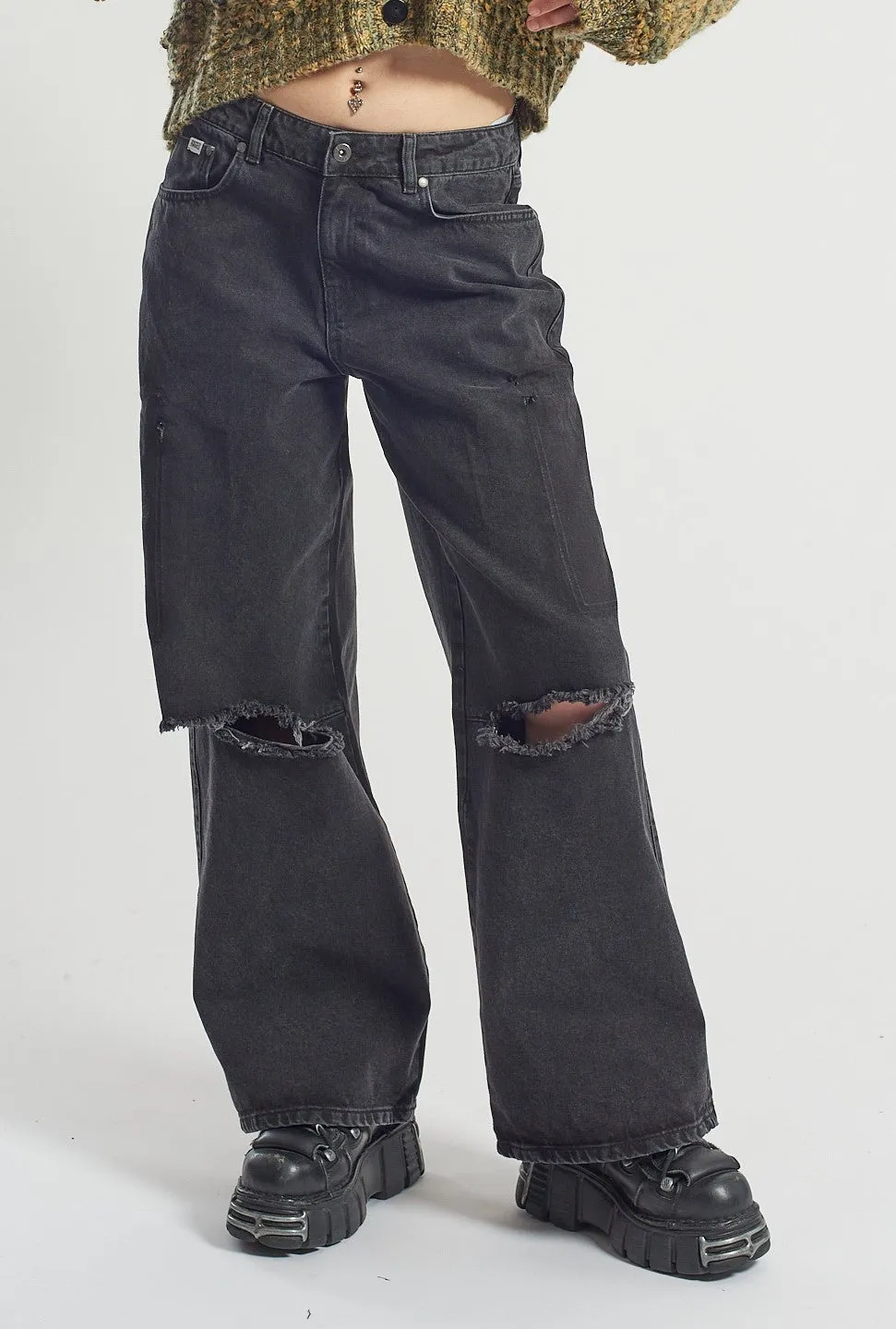 The Ragged Priest Knee Split Release Jeans