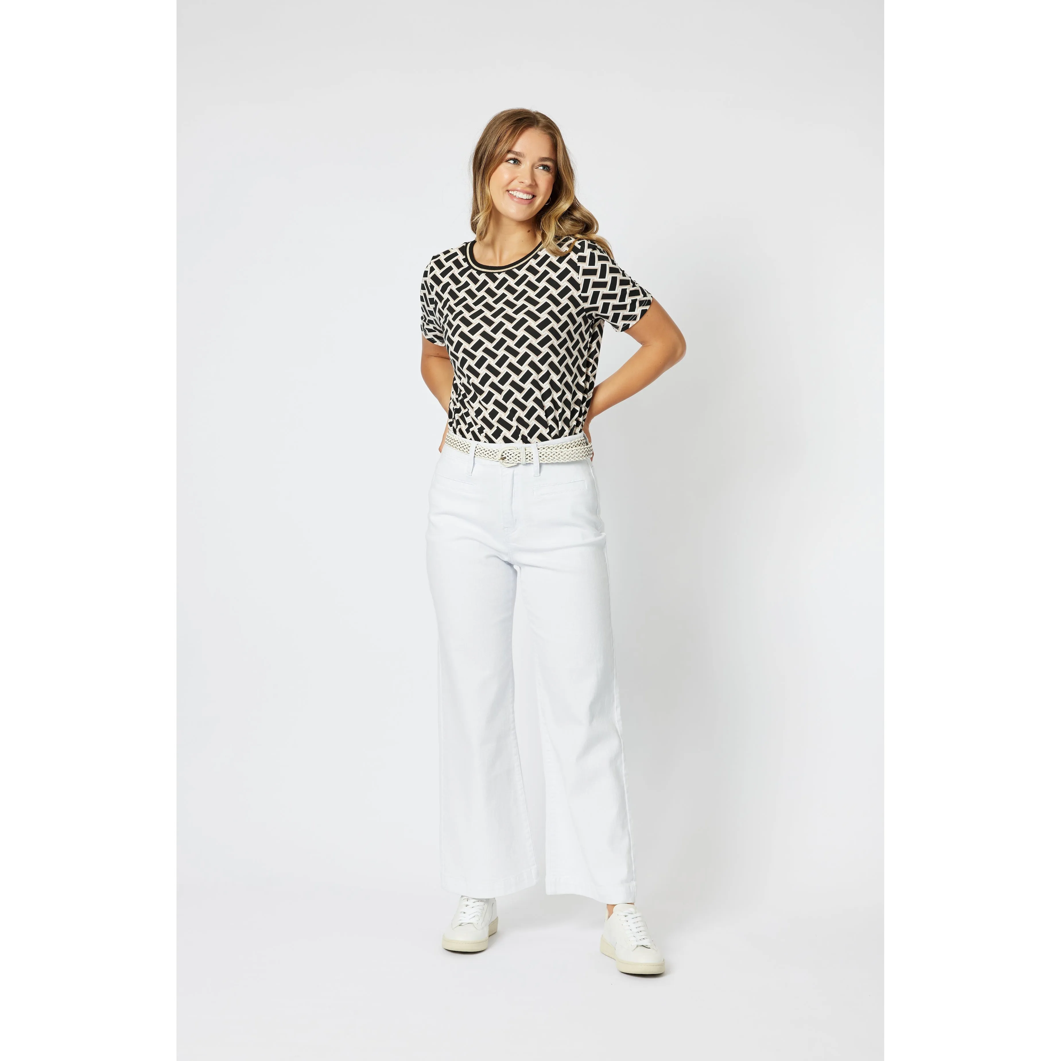 Threadz White Georgia Jeans