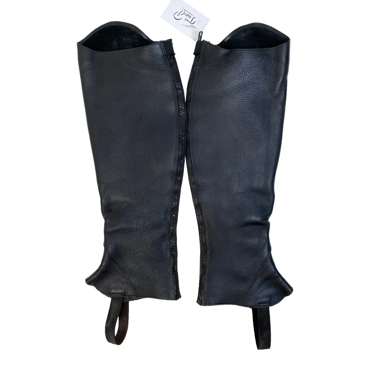 Tucci 'Everytime' Classic Half Chaps in Black - Medium Regular