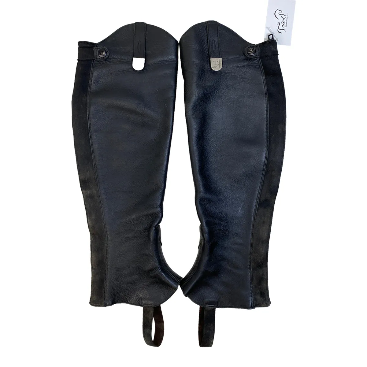 Tucci 'Everytime' Classic Half Chaps in Black - Medium Regular