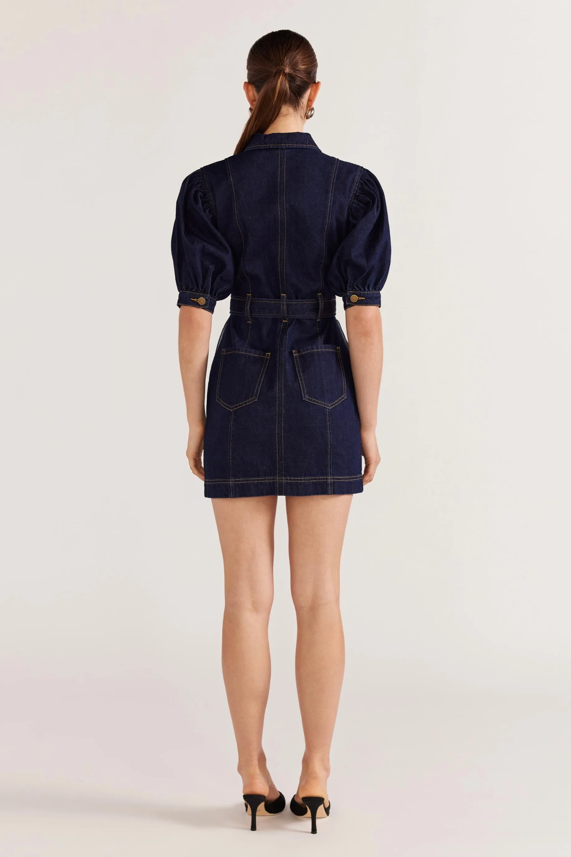 Vara Denim Mini Dress - Indigo