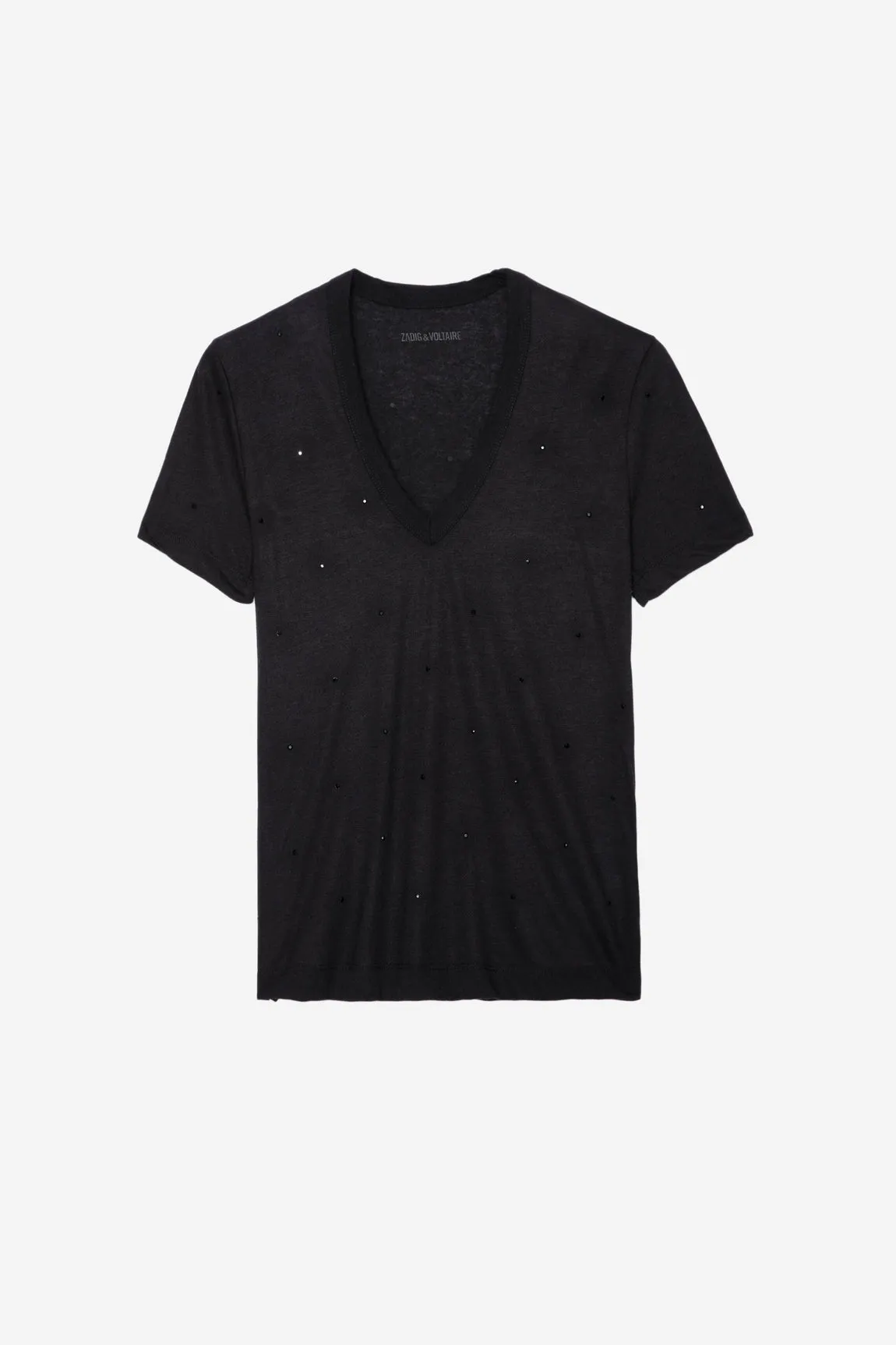 WASSA STRASS DOTS TEE - ZADIG & VOLTAIRE