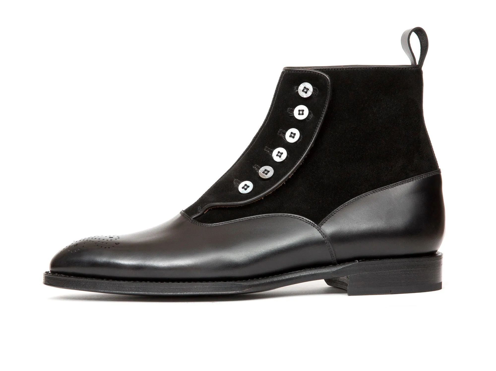 Westlake - MTO - Black Calf / Black Suede - NGT Last - Single Leather Sole