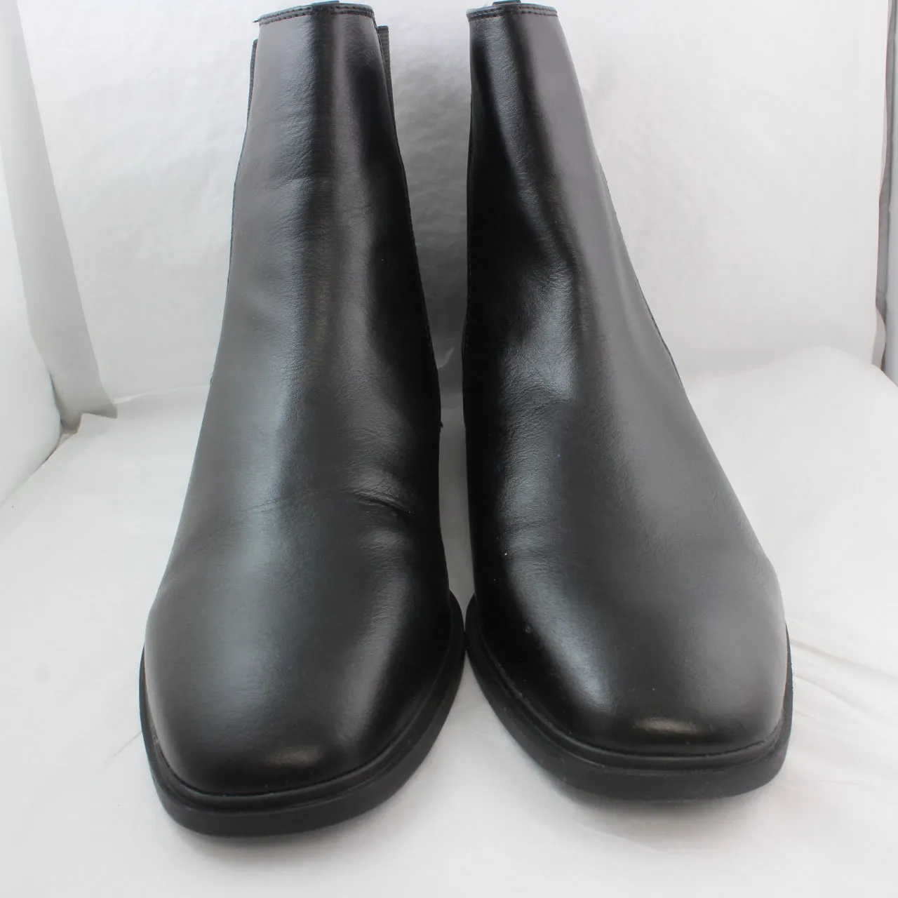 Womens Office Anya  Metal Clip Chelsea Boots Black