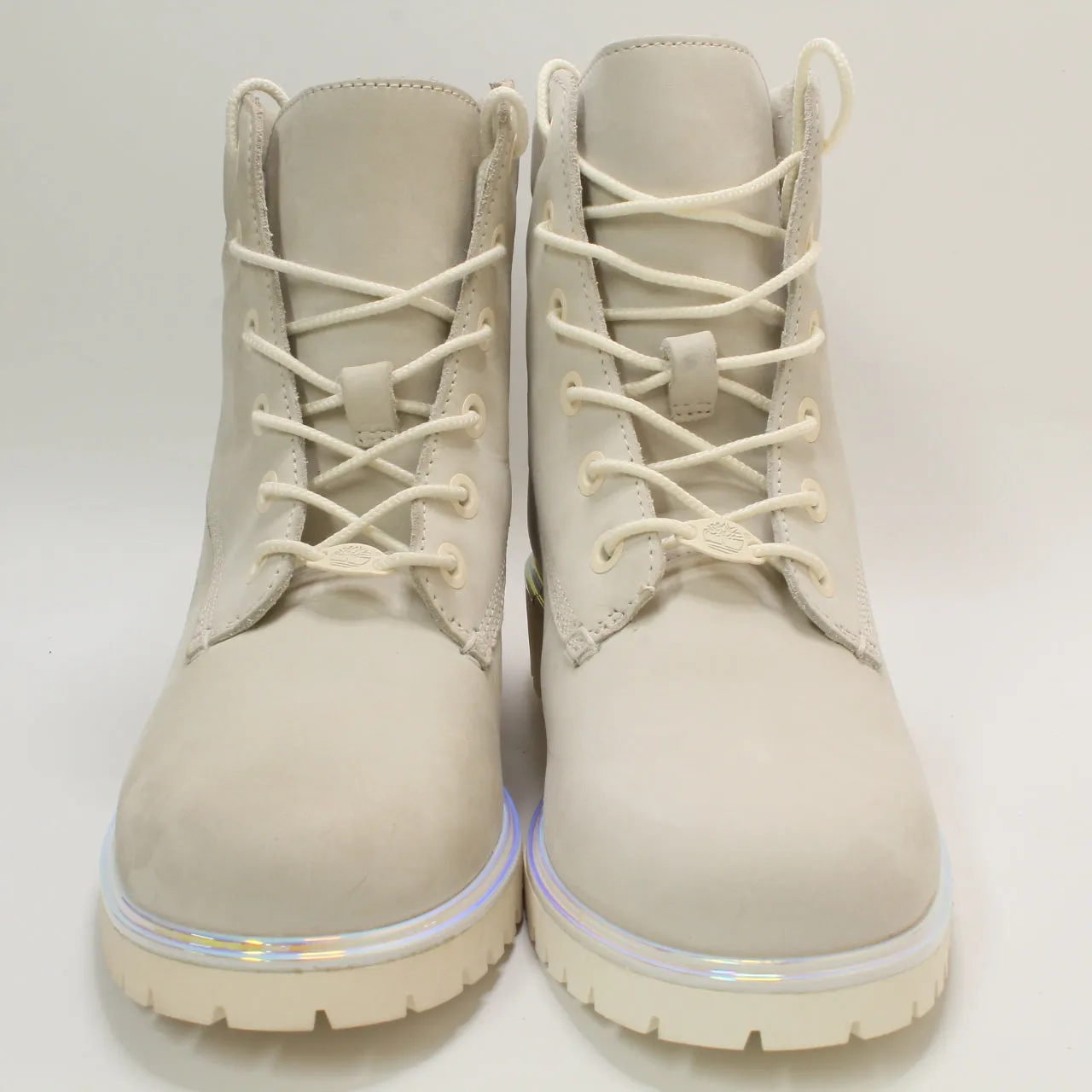 Womens Timberland Lyonsdale Boots Cream Irridescent Uk Size 6